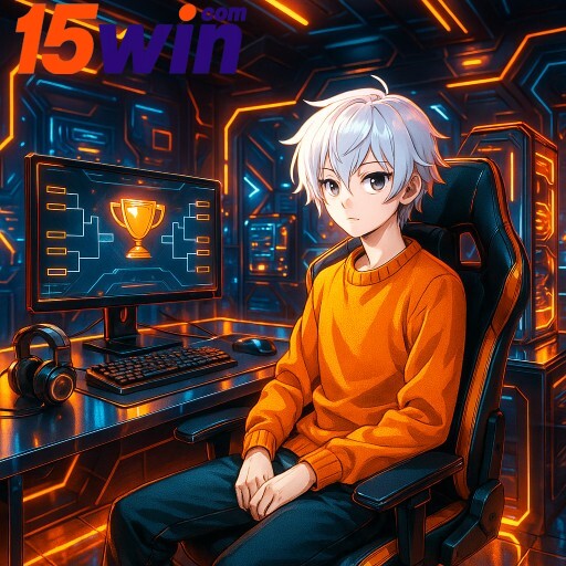 Imagem promocional da 15WIN destacando a plataforma e seus benefícios