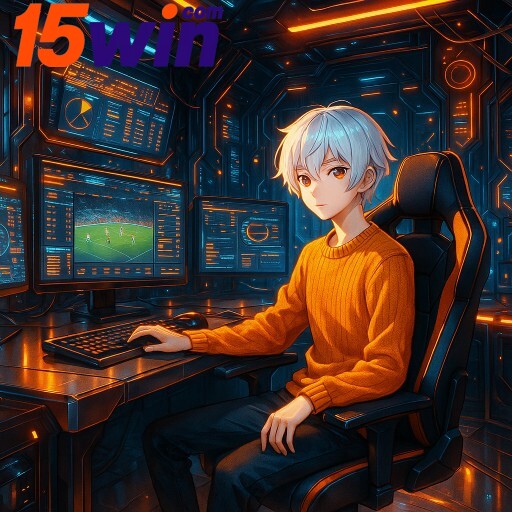 Imagem promocional da 15WIN apresentando a plataforma e seus recursos